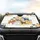 Dogs Various Breeds Playful Poses - Dog Lover Road Trip Travel Accessory Car Sunshade - 4