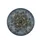 Layered Floral Glittering Gold Outline Butterflies Slate Blue - Everyday Style Gift Spare Tire Cover - 4