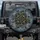Layered Floral Glittering Gold Outline Butterflies Slate Blue - Everyday Style Gift Spare Tire Cover - 1
