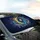 Golden Crescent Moon Star Cosmic Dust Feathers Roses Car Interior Upgrade Car Sunshade - 6
