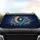 Golden Crescent Moon Star Cosmic Dust Feathers Roses Car Interior Upgrade Car Sunshade - 4