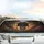 Skull Military Helmet American Flag 250th Anniversary Car Interior Upgrade for Veterans Car Sunshade - 5