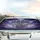 Prismatic Stained Glass Carousel Twilight Sky - Road Trip Travel Essentials Car Sunshade - 5
