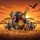 African Elephant Lion Zebra Rhinoceros Giraffe Savanna Sunset Wildlife Lover Gift Spare Tire Cover - 6