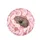 Curled Sleeping Baby Jaguar Cub Pink Roses Soft Pink Drapery - Wildlife Lover Gift Spare Tire Cover - 4