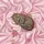 Curled Sleeping Baby Jaguar Cub Pink Roses Soft Pink Drapery - Wildlife Lover Gift Spare Tire Cover - 6