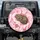 Curled Sleeping Baby Jaguar Cub Pink Roses Soft Pink Drapery - Wildlife Lover Gift Spare Tire Cover - 1