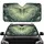 Luna Moth Night Garden Botanical Blossoms Intertwining Branches Car Interior Upgrade Car Sunshade - 1