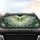 Luna Moth Night Garden Botanical Blossoms Intertwining Branches Car Interior Upgrade Car Sunshade - 4