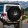 Glowing Cosmic BE THE Light Text - Inspirational Lifestyle Gift Spare Tire Cover - 3