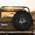 Glowing Cosmic BE THE Light Text - Inspirational Lifestyle Gift Spare Tire Cover - 2