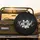 Grateful White Lily Flower Delicate Floral Scrollwork - Positive Lifestyle Gift Spare Tire Cover - 2