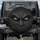 Dark Glaring Creature Eyes Golden Iris Smoky Face Off Road Vehicle Accessory for Truck Drivers Spare Tire Cover - 1