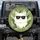 Fluffy White Cat Black Sunglasses Muted Green Leaves - Everyday Cat Lover Gift Spare Tire Cover - 1