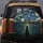 Black Cat Starry Night Cityscape River Reflections Church Steeple - Cat Lover Gift Spare Tire Cover - 5