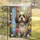 Shih Tzu Dog Wildflower Garden Welcome - Home Decor Gift for Dog Lover Garden Flag - 5