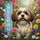 Shih Tzu Dog Wildflower Garden Welcome - Home Decor Gift for Dog Lover Garden Flag - 6