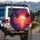 Fiery Tropical Sunset Palm Trees Ocean Scene – Outdoor Adventure Travel Gear Spare Tire Cover - 3
