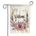 Welcome Bumblebee Tulips Blue Flowers Garden - Everyday Home Decor Gift Garden Flag - 3