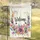 Welcome Bumblebee Tulips Blue Flowers Garden - Everyday Home Decor Gift Garden Flag - 5