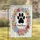 Sweet Home Paw Print Blossoms Butterflies - Home Decor Gift Garden Flag - 1