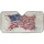 Watercolor Floral American Flag - Independence Day Car Interior Upgrade for Veterans Car Sunshade - 3