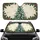 Snow-Dusted Christmas Tree Holly Berries - Christmas Road Trip Gift Car Sunshade - 1