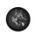 Alert Black and White German Shepherd Dog Head Profile - Gift for Canine Enthusiasts Spare Tire Cover - 4