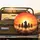Four Cowboys Horseback Dusty Western Desert Sunset - Western Film Fan Gift Spare Tire Cover - 2