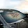 USA Freedom 1776 American Flag Stars - Independence Day Road Trip Gift Car Sunshade - 6