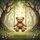 Teddy Bear Swing Butterflies Wildflowers Forest - Kids Outdoor Travel Essentials Spare Tire Cover - 6