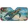 Faceted Gem Sea Turtle Tropical Beach Ocean - Road Trip Gift for Ocean Lover Car Sunshade - 3