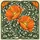 Orange Poppy Blossoms Green Leaves Botanical Tapestry - Home Decor Gift for Botanical Lover Spare Tire Cover - 6