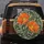 Orange Poppy Blossoms Green Leaves Botanical Tapestry - Home Decor Gift for Botanical Lover Spare Tire Cover - 5