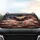 Bald Eagle American Flag We the People Scroll - USA 250 Years of Freedom Car Interior Upgrade Car Sunshade - 4