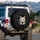 Curious Cat Face Jagged Rip Torn Paper Edges - Pet Owner Vehicle Accessory Spare Tire Cover - 3