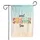 Sweet Time SUMMER Word Art Tropical Floral Beach - Summer Patio Decor Garden Flag - 3