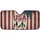 USA 250 YEARS STRONG Family American Flag - 250th Anniversary Road Trip Gift Car Sunshade - 3