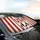 USA 250 YEARS STRONG Family American Flag - 250th Anniversary Road Trip Gift Car Sunshade - 6