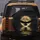 Eagle Soaring Over Full Moon Golden Reflections Night Sky - Wildlife Lover Gift Spare Tire Cover - 5