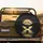Eagle Soaring Over Full Moon Golden Reflections Night Sky - Wildlife Lover Gift Spare Tire Cover - 2