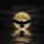 Eagle Soaring Over Full Moon Golden Reflections Night Sky - Wildlife Lover Gift Spare Tire Cover - 6