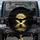 Eagle Soaring Over Full Moon Golden Reflections Night Sky - Wildlife Lover Gift Spare Tire Cover - 1