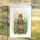 Tabby Cat Wrought Iron Fence Sign Garden Flowers - Cat Lover Home Decor Gift Garden Flag - 5