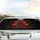 Burning Gnarled Tree Dark Smoke Embers Glowing Haze - Car Interior Upgrade Car Sunshade - 5