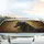 Majestic Black Horse Ornate Laurel Wreath Intricate Branches - Driving Commute Accessory Car Sunshade - 5