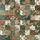 Vintage Distressed Floral Botanical Wood Grain Patchwork Mosaic - Car Decor Gift Spare Tire Cover - 6