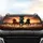 Powerful Horses Charging Sunset Mountain View - Road Trip Driving Gift Car Sunshade - 4