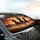 Powerful Horses Charging Sunset Mountain View - Road Trip Driving Gift Car Sunshade - 6