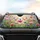 White Butterfly Pink Wildflower Cornflower Meadow Car Interior Upgrade Car Sunshade - 4